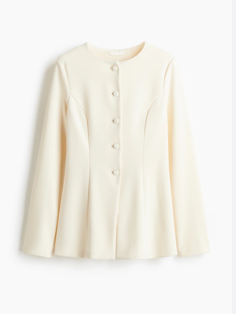 NWT H&M Cream Interlock Blazer